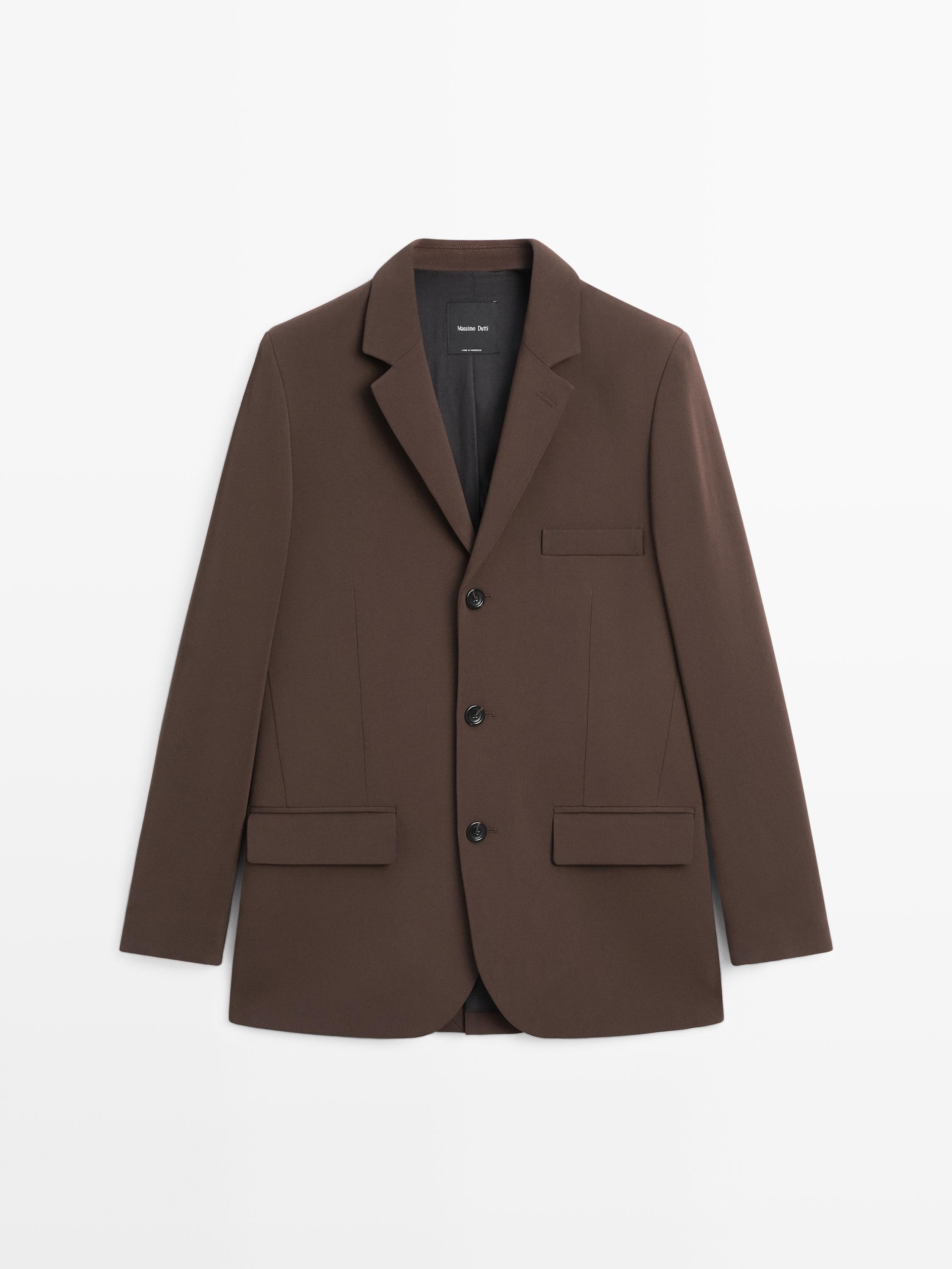 Blazer en crêpe